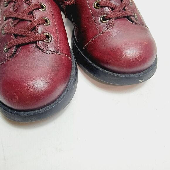 Naturalizer 90s Inspo Grunge Emo Dark Academia Lace Up Wedge Shoes Size 10 - Picture 5 of 8